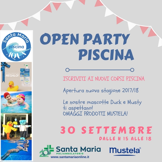 Open Party NUOVA STAGIONE PISCINA